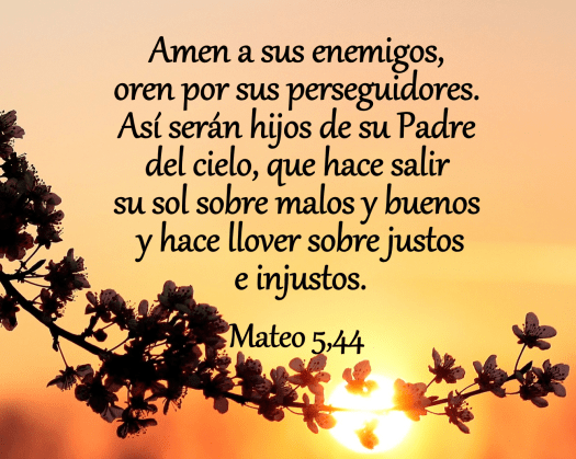 mensaje biblico amen a sus enemigos