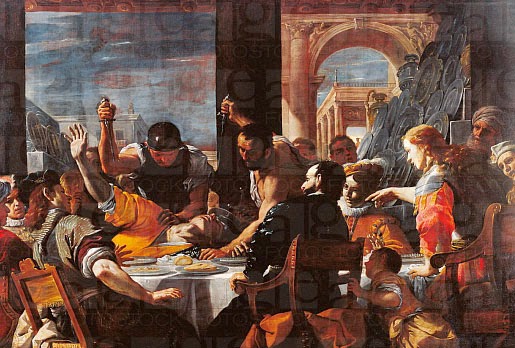 Absalom UIG-911-06-299368 Banquet of Absalom Mattia Preti