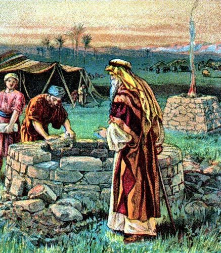 isaac-at-well-in-gerar