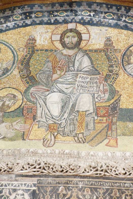 Jesus Christ sitting in judgement