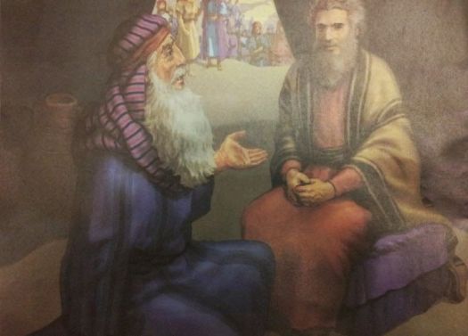 Moses and Jethro meet