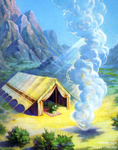 Moses_in_Tent_of meeting