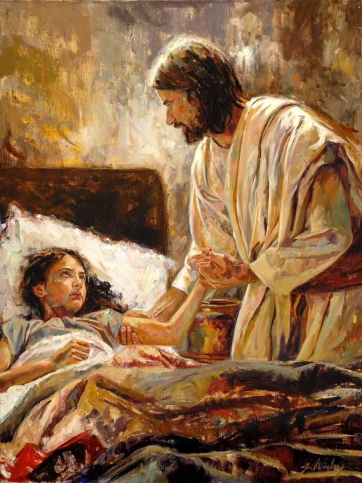 jesus heals jarius' daughter