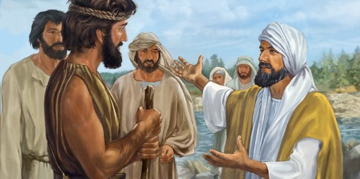 John the Baptist talks about Jesus