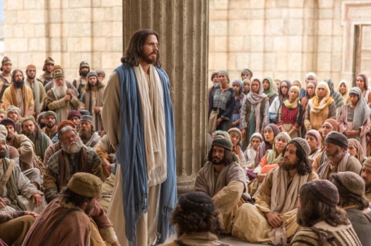 Jesus teaching in the Temple