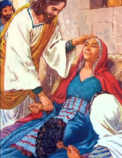 Jesus heals Simon's Mother-in-Law